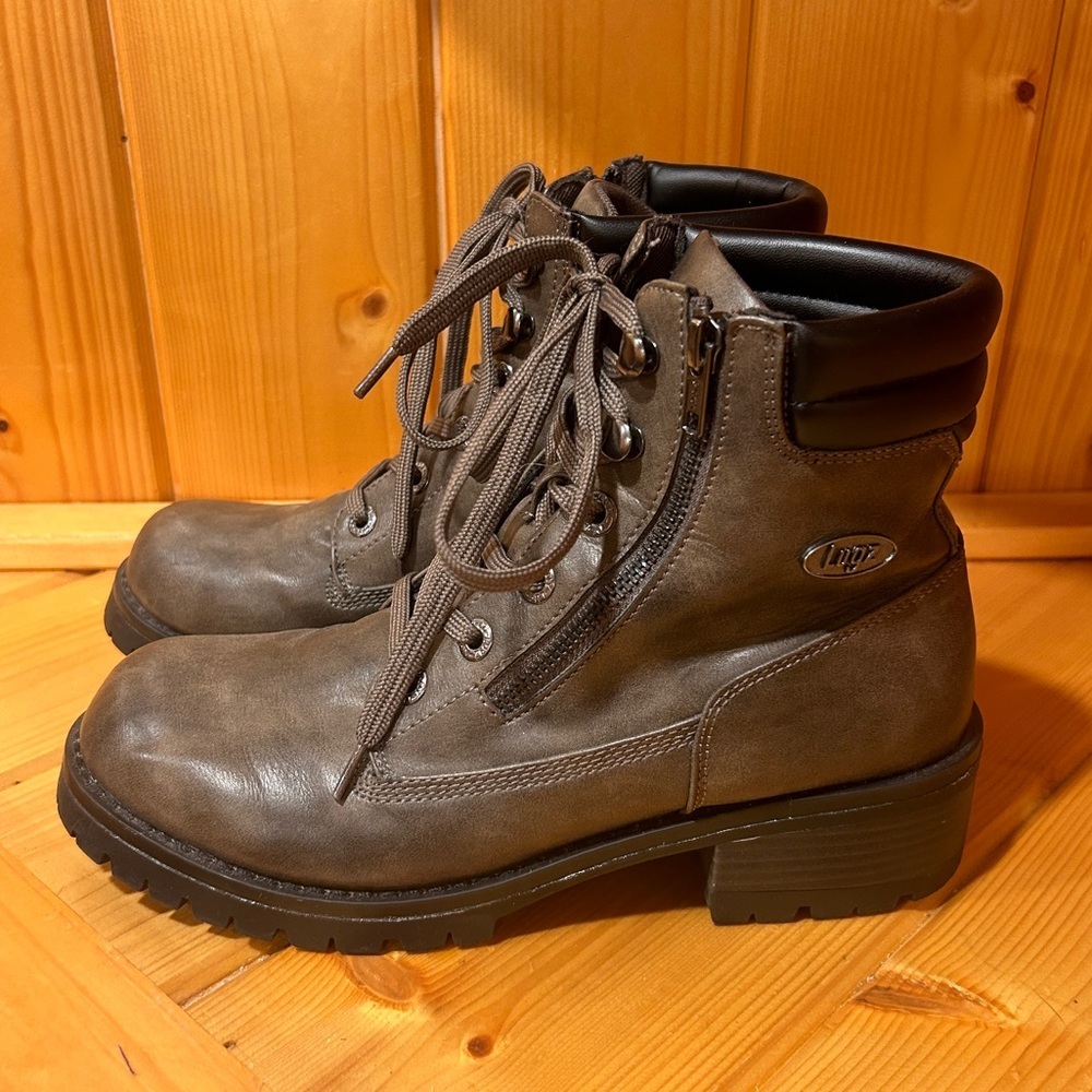 Lugz Flirt Hi Zip Boots Brown